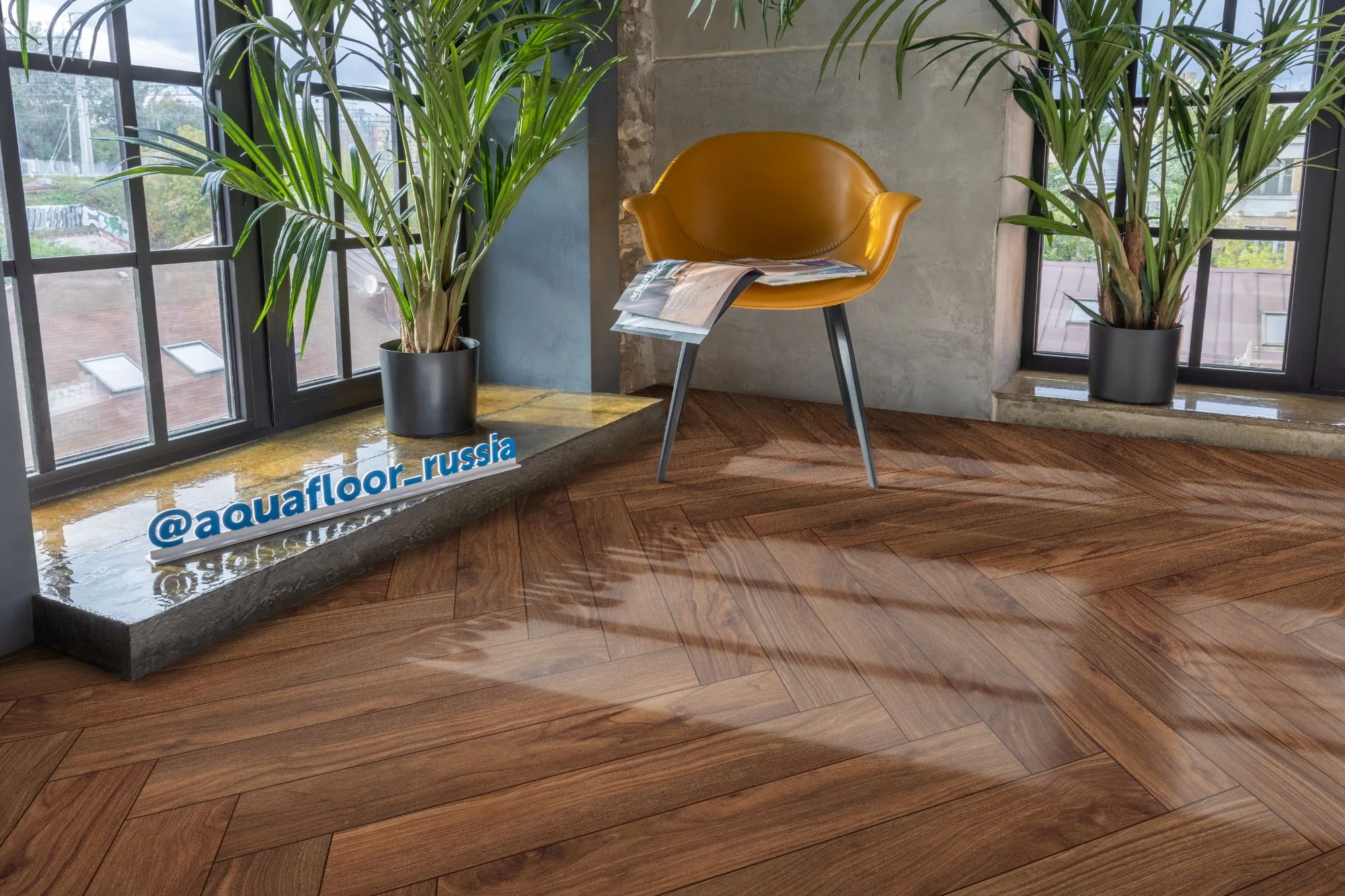 Замковой кварц-винил Aquafloor Parquet Plus AF6024PQ — изображение 3