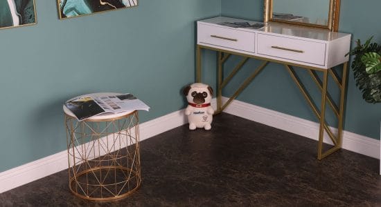Широкоформатная плитка Aquafloor Stone XL AF5031ESXL под тёмный мрамор: 940×470 мм, 5 мм